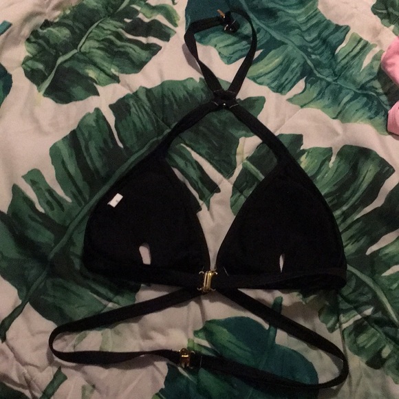 💥NWOT💥 never worn strappy black bikini - Picture 5 of 6